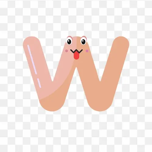 W Letter Alphabet png image